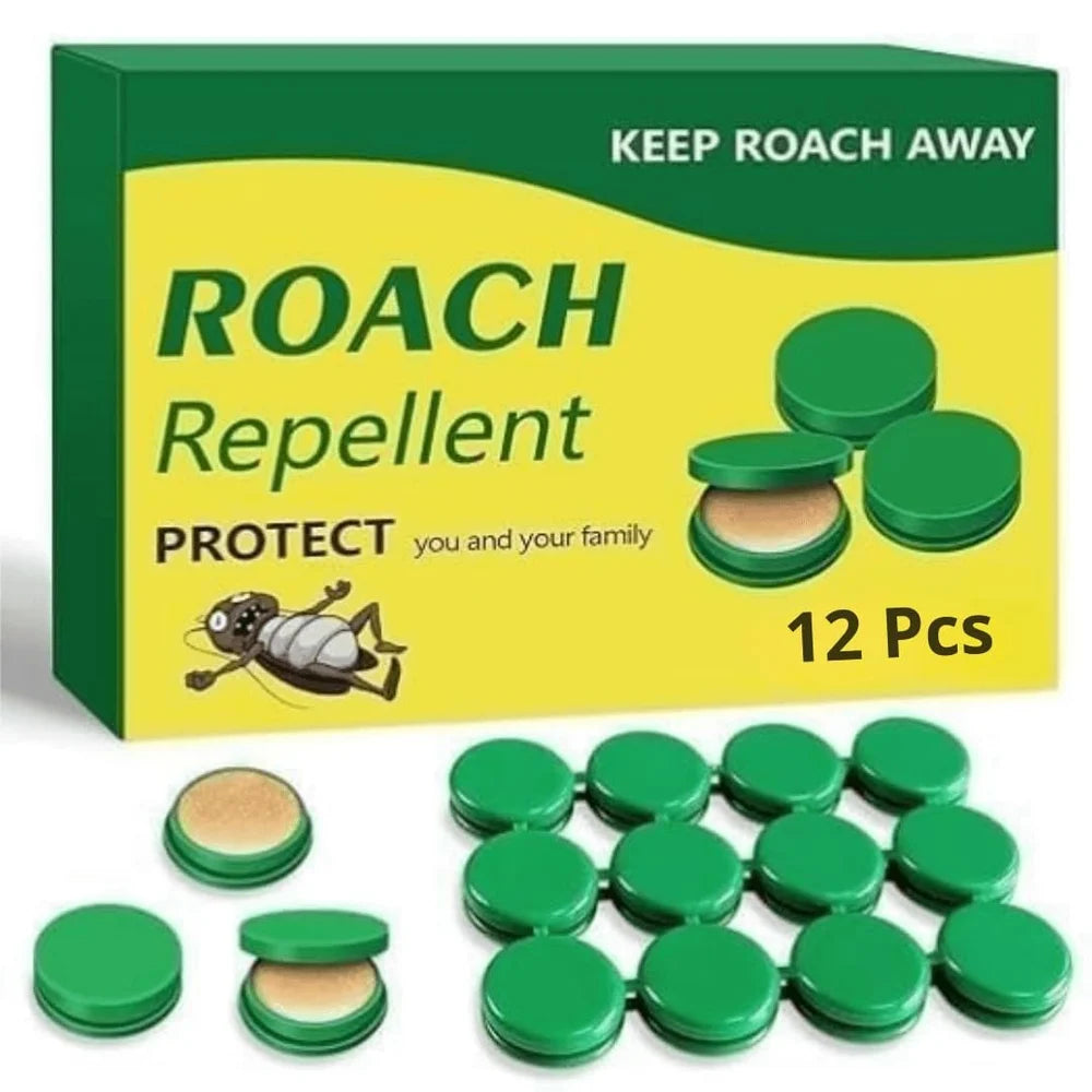 Cockroach Killer Gel,Cockroach Killer Trap,12 Pcs NaturalCockroach Control,roach repllent